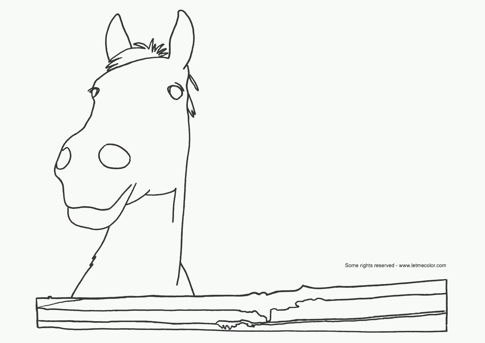 camera horse coloring pages - photo #35