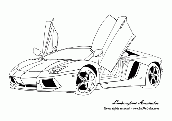 550-thumb-Cars-coloring-page-Lamborghini-Aventador