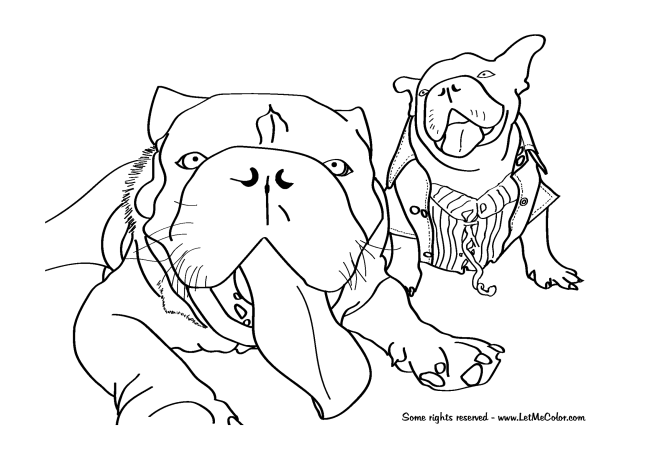 Bulldogs-coloring-page-LetMeColor.com_